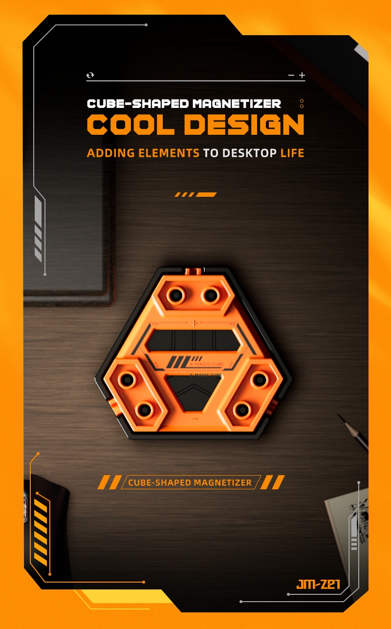 Cube Shaped JM-z21 Screwdriver Magnetizer & Demagnetizer