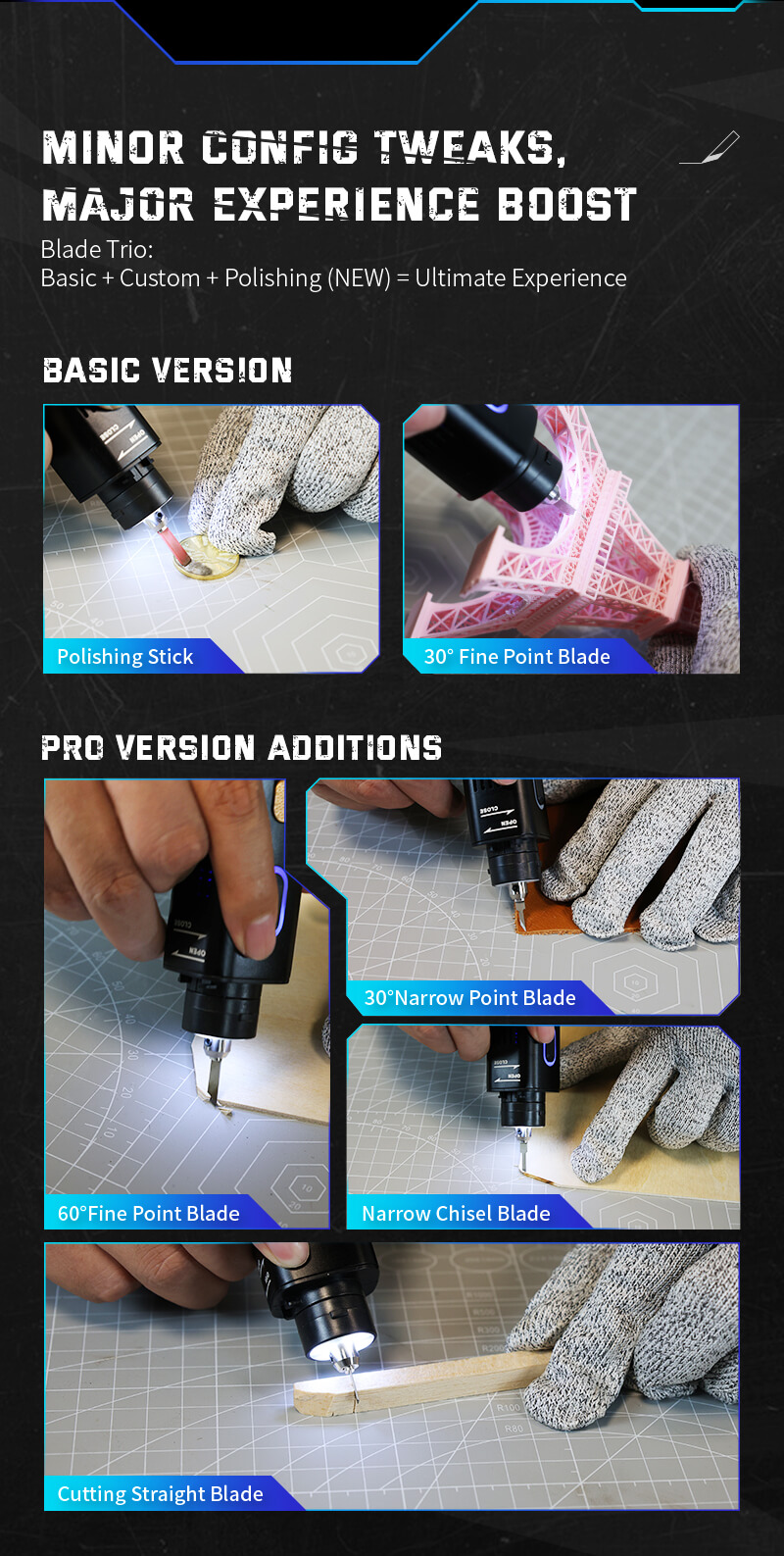 Handheld Ultrasonic Cutter Polisher JM-Y10 JAKEMY